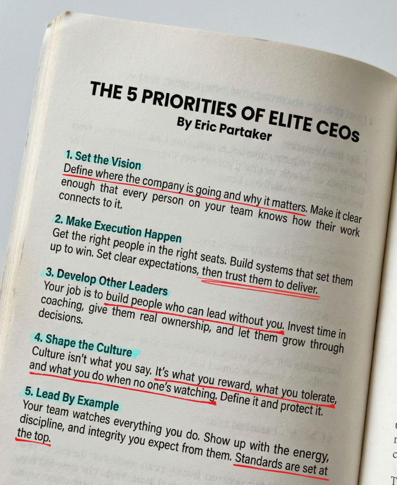 Les 5 Priorités des CEO Africains d’Élite