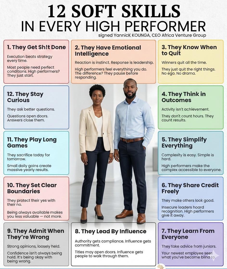 Les 12 Soft Skills Qui Forgent les Hauts Performeurs Africains
